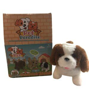 Pet Paradise Electronic Puppy White/Brown 7 X 8 Ages 3+